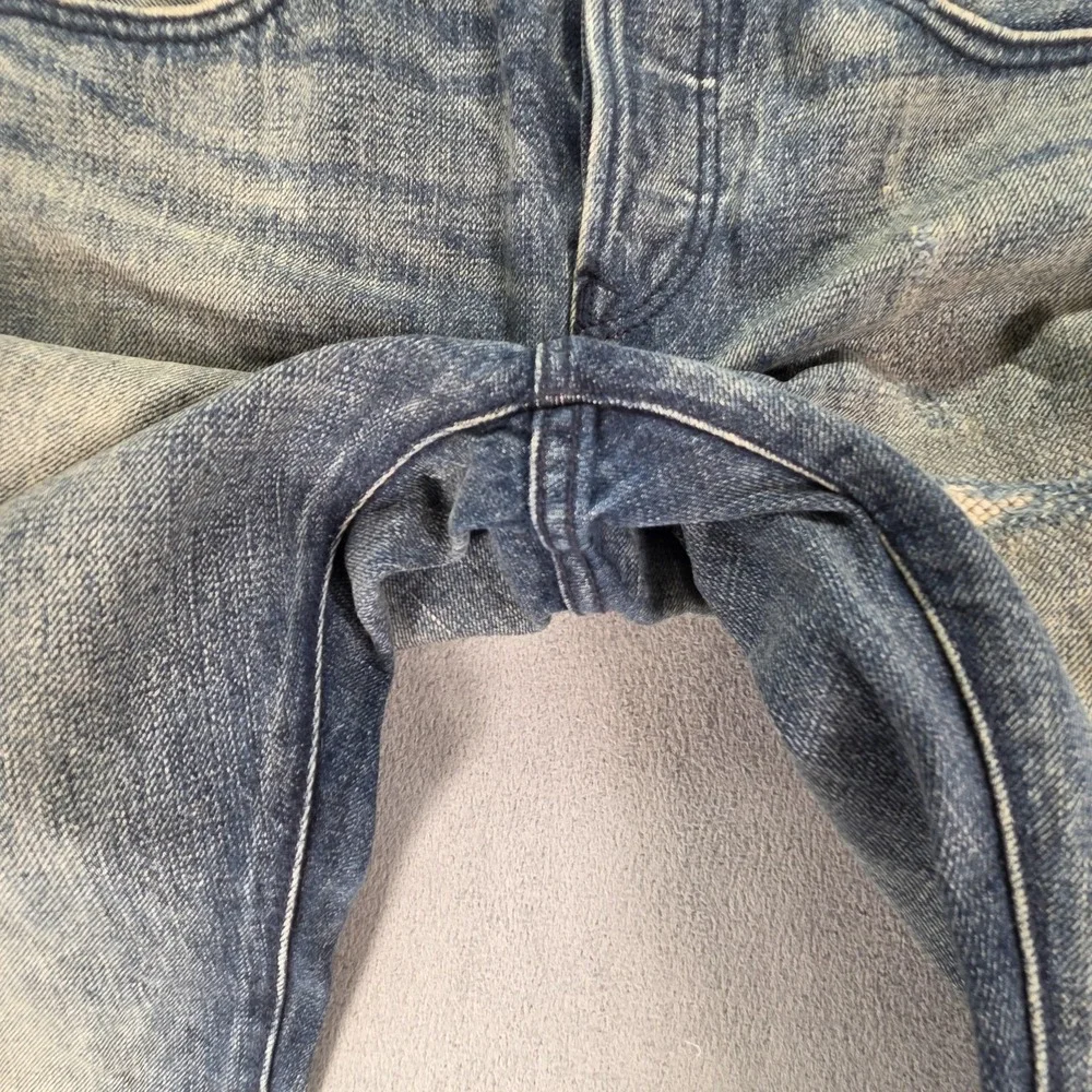 Banana Republic Jeans Mens Blue Selvedge Slim Fit‎ Distressed Fits 27x28